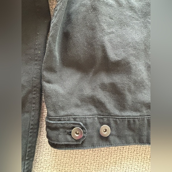 Zara Black Washed Denim Jacket with Studs – Size Large (Men’s) - Picture 13 of 16